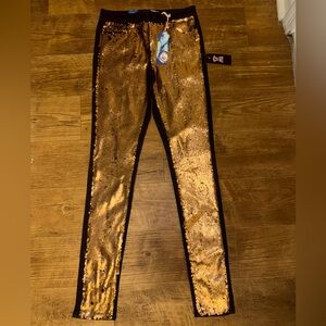 Aphrodite Gold Sequin Glam Pants